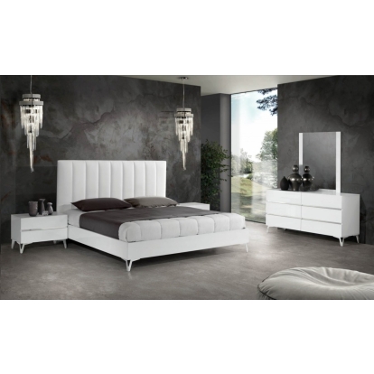 VIG Furniture White Bedroom Set SKU VGACANGELA-SET - Product ID 76663|76664