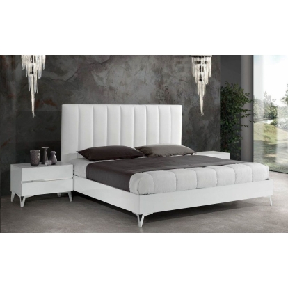 VIG Furniture White Bedroom Set SKU VGACANGELA-SET-NOWINGS - Product ID 76675|76676
