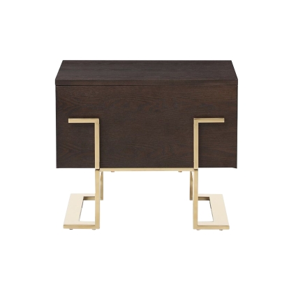 VIG Furniture Brown Nightstand SKU VGVCJ1922-D - Product ID 76720