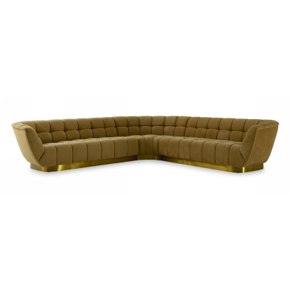 VIG Furniture Gold Sectional Sofa SKU VGODZW-946-SECT - Product ID 76894