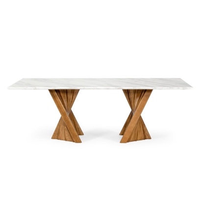 VIG Furniture Brown Dining Table SKU VGCSDT-1571-MRB - Product ID 77203