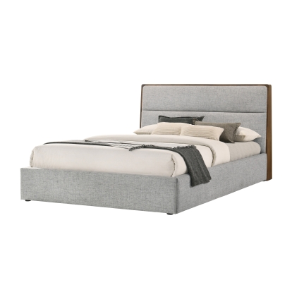 VIG Furniture Walnut Bed SKU VGMABR-99-BED - Product ID 77543|77542