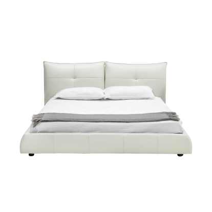VIG Furniture White Bed SKU VGKKB-75X-BED - Product ID 78203|78204|78205