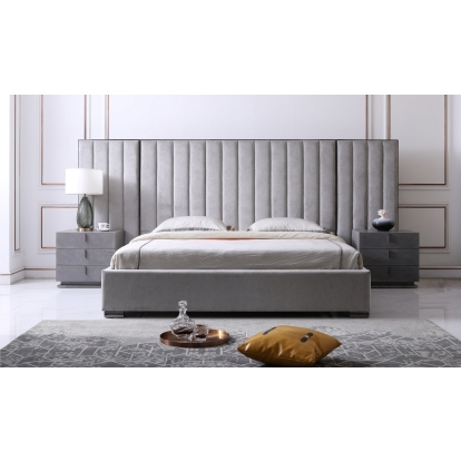 VIG Furniture Grey Bed SKU VGVC2003-BED - Product ID 78264|78265|78266