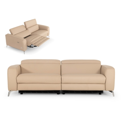 VIG Furniture Tan Sofa SKU VGCCROMA-SF-CAP-TAN-S - Product ID 78682