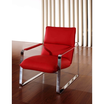 VIG Furniture Red Lounge Chair SKU VGEV791-RED - Product ID 17883
