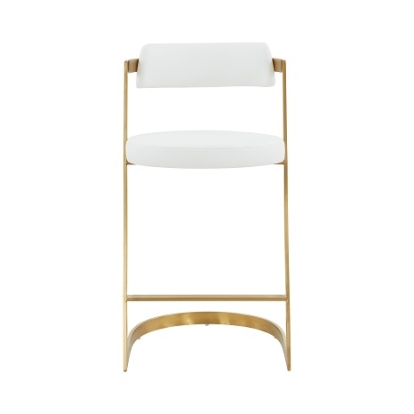 VIG Furniture White Bar Stool SKU VGRH-RHS-CS-220-PU-WHT-CS - Product ID 79656