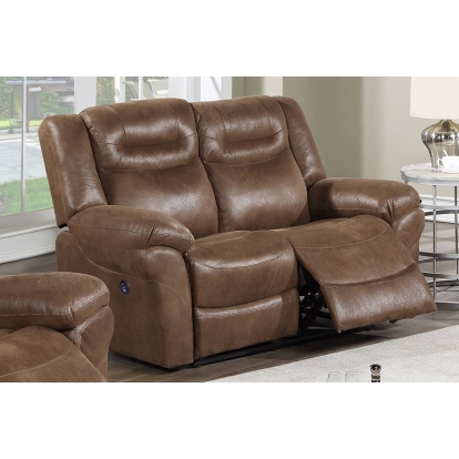 Poundex Power Reclining Loveseat Model F86365