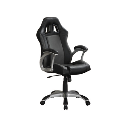 Coaster Roger Adjustable Height Office Chair Black and Grey