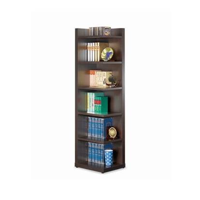 Coaster Alder 6-tier Corner Bookcase Cappuccino