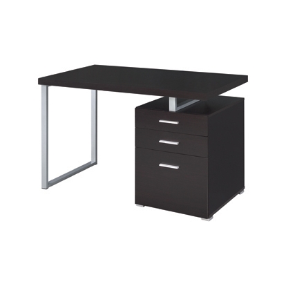 Coaster Brennan 3-drawer Office Desk Cappuccino