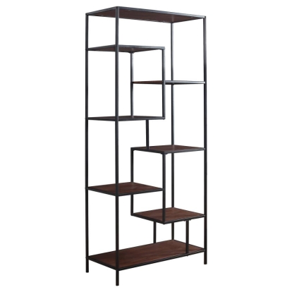 Coaster Asher 7-shelf Bookcase Walnut Model 801134