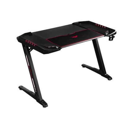 Coaster Ardsley Z-framed Gaming Desk with LED Lighting Black