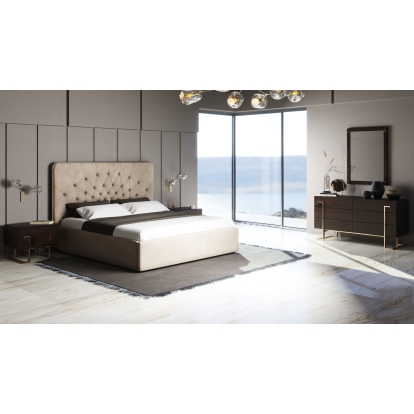 VIG Furniture Beige Bed SKU VGVCBD1922-19-BED-SET - Product ID 80267|80268