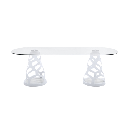 VIG Furniture White Dining Table SKU VGNS-GD8800B-15-W - Product ID 80330