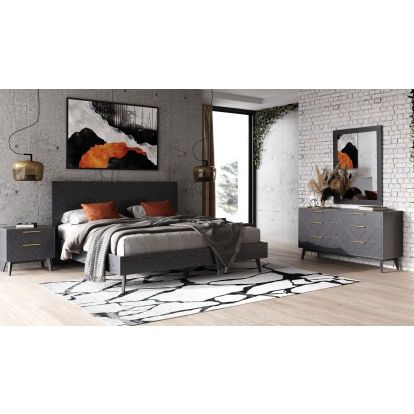 VIG Furniture Gray Bedroom Set SKU VGMABR-132-SET - Product ID 80518|80517