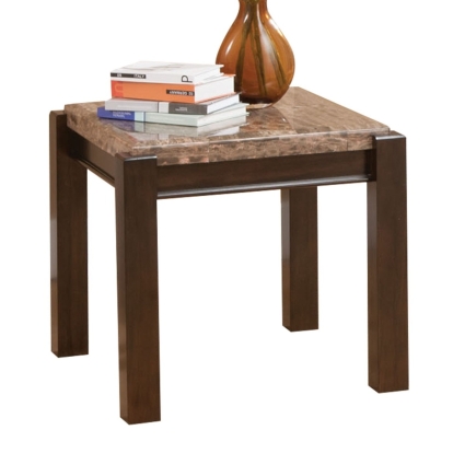 ACME Dwayne End Table With Marble Top Model 80792