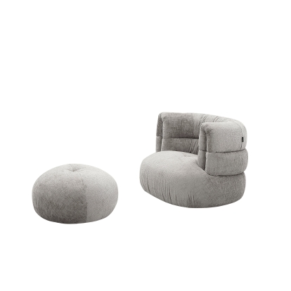 VIG Furniture Light Grey Accent Chair SKU VGEV-CH325-GRY-SET - Product ID 80957
