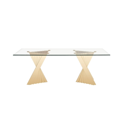 VIG Furniture Gold Dining Table SKU VGZA-T124-GLD - Product ID 81072