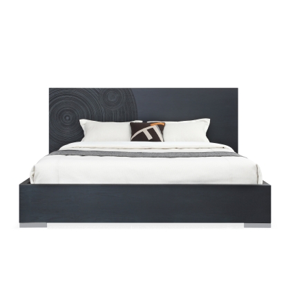 Eastern King Lamod Cirque - Modern Black Ash Bed Bed Black furniture-00181571 Vig Furniture VGVC-BD2368-BED-EK