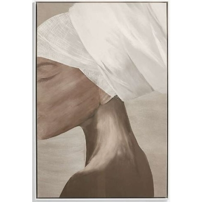 Modrest VIG23006 - 39 X 59 White Framed Oil Painting Painting furniture-00181643 Vig Furniture VGTHVIG23006