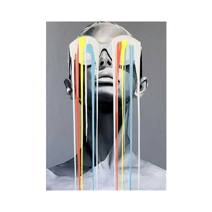 Modrest VIG23023 - 47 X 59 Black Framed Oil Painting Painting furniture-00181652 Vig Furniture VGTHVIG23023