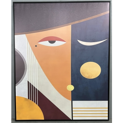 Modrest VIG23024 - 47 X 59 Black Framed Oil Painting Painting furniture-00181653 Vig Furniture VGTHVIG23024