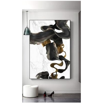Modrest VIG23028 - 47 X 59 Black Framed Oil Painting Painting furniture-00181657 Vig Furniture VGTHVIG23028