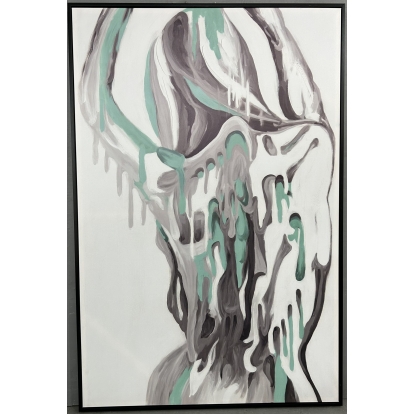 Modrest VIG23035 - 39 X 59 Black Framed Oil Painting Painting furniture-00181664 Vig Furniture VGTHVIG23035