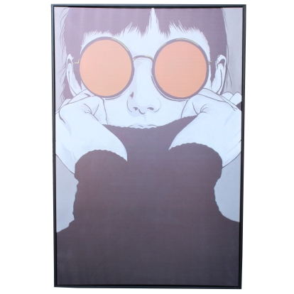 Modrest VIG23036 - 39 X 59 Black Framed Oil Painting Painting furniture-00181665 Vig Furniture VGTHVIG23036