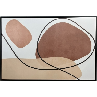 Modrest VIG23037 - 59 X 39 Black Framed Oil Painting Painting furniture-00181666 Vig Furniture VGTHVIG23037