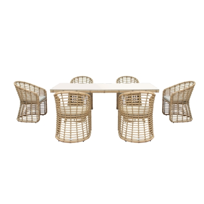 VIG Furniture Beige Outdoor Table SKU VGAT-RADS-261-SET - Product ID 81778