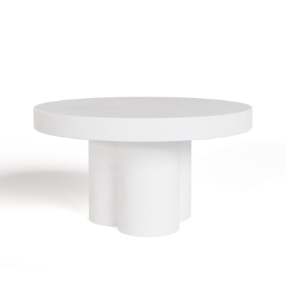 Modrest Bruni - Modern White Concrete Coffee Table Coffee Table White furniture-00181843 Vig Furniture VGGR-623840-WHT