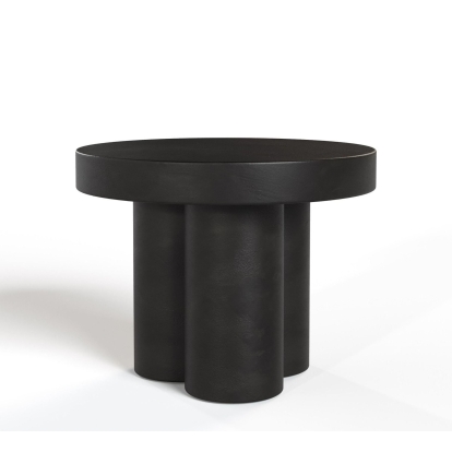Modrest Bruni - Modern Black Concrete End Table End Table Black furniture-00181844 Vig Furniture VGGR-623860-BLK