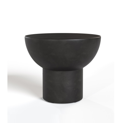 Modrest Fate - Modern Black Concrete End Table End Table Black furniture-00181851 Vig Furniture VGGR-614055-BLK
