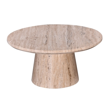 Modrest Velma - Modern Travertine Marble Coffee Table Coffee Table Beige furniture-00182010 Vig Furniture VGBR-SBA-8542CT-BE