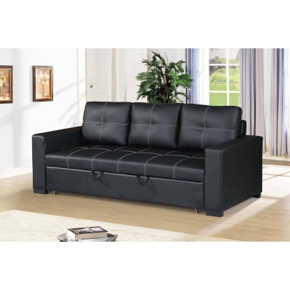 Poundex Convertible Sofa Model F6530