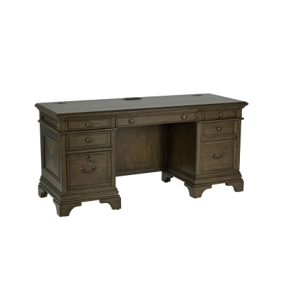 Coaster Hartshill Credenza with Power Outlet Burnished Oak Model 881282