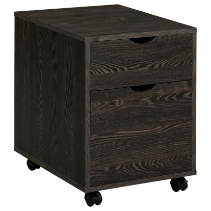 Coaster Noorvik 2-drawer Mobile File Cabinet Dark Oak Model 881572