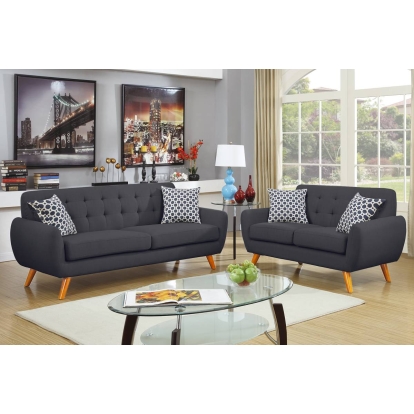 Poundex 2-Piece Sofa Set Model F6913