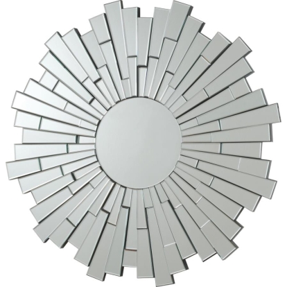 Coaster Danika Sunburst Circular Mirror Silver Model 901784