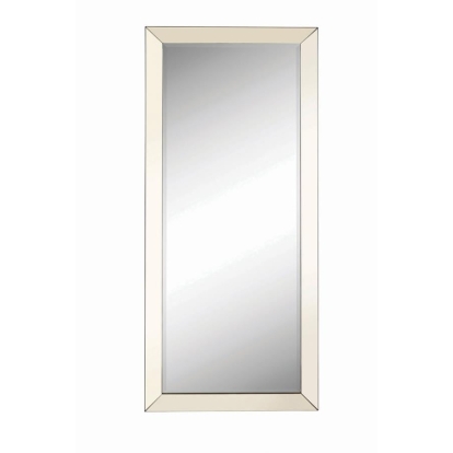 Coaster Barnett Rectangular Floor Mirror Silver Model 901813