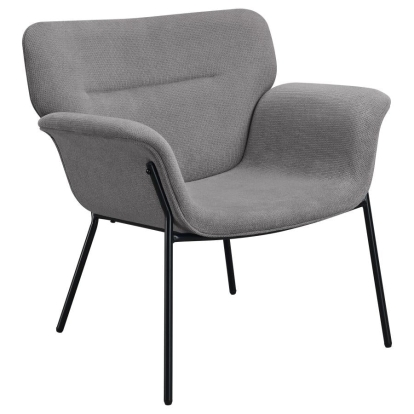 Coaster Davina Upholstered Flared Arms Accent Chair Ash Grey Model 905614