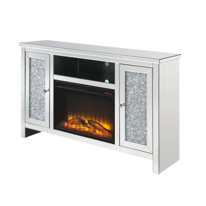 ACME Noralie Tv Stand With Fireplace Model 91775