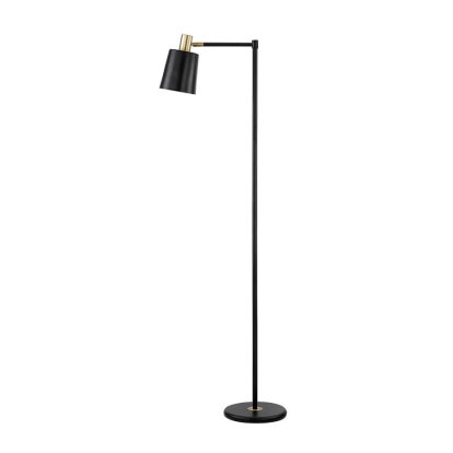 Coaster Rhapsody 1-light Floor Lamp with Horn Shade Black Model 920080