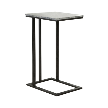 Coaster Vicente Accent Table with Marble Top Grey