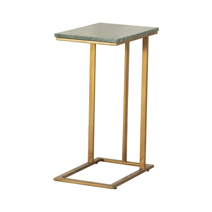 Coaster Vicente Accent Table with Marble Top Grey