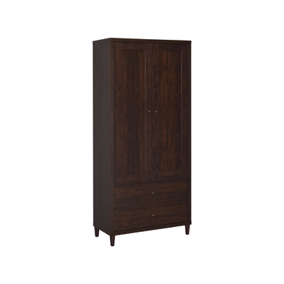 Coaster Wadeline 2-door Tall Accent Cabinet Rustic Tobacco