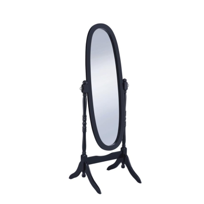 Coaster Foyet Oval Cheval Mirror Black Model 950803