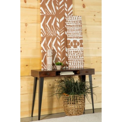 Coaster Radcliffe 2-drawer Console Table Dark Brown